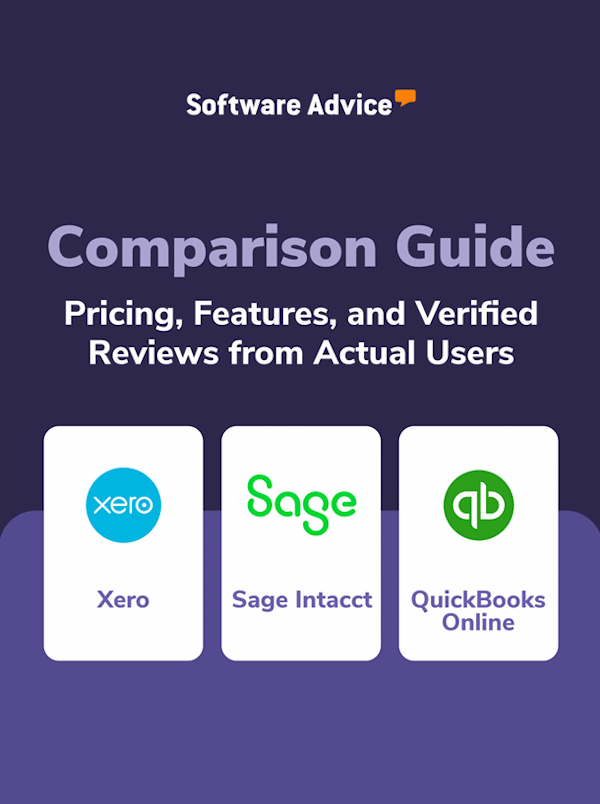 QuickBooks Online vs. Sage Intacct vs. Xero