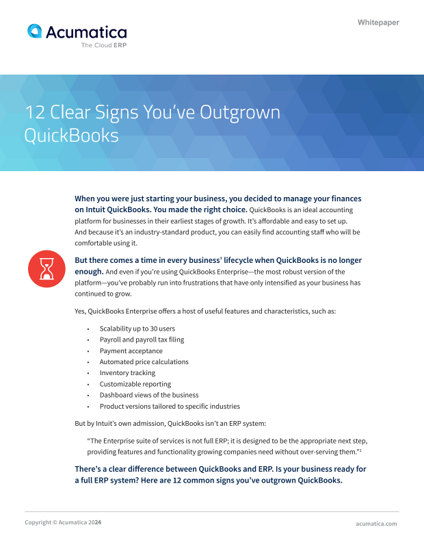 12 Clear Signs You've Outgrown QuickBooks