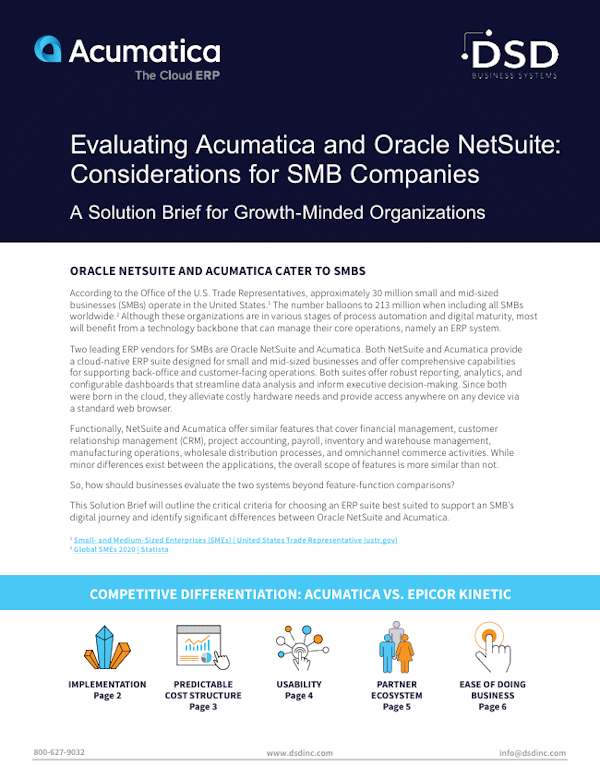Acumatica vs NetSuite: ERP Comparison Guide preview